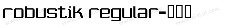 robustik regular字体转换 robustik regular字体转换